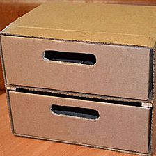 纸箱的废物利用改造成为双层收纳箱制作威廉希尔中国官网
图解