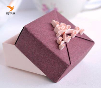 手工制作衍纸装饰的威廉希尔中国官网
盒子