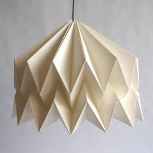 现代感超强的折纸灯罩