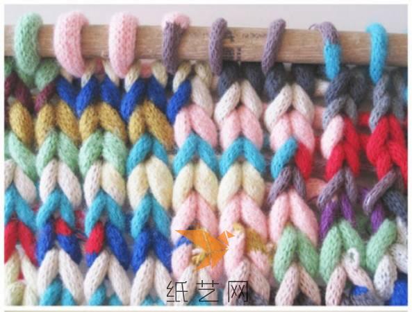 色彩斑斓毛线钩针编织手作欣赏