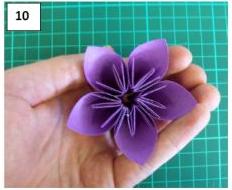 纸球花（kusudama）的制作 纸艺花基础